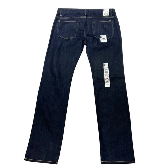 Vans Off the Wall Slimbo Denim Jeans Women 32x32 Dark Blue Slim Fit Low Rise New - Picture 2 of 10